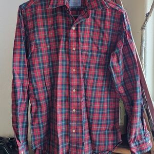 Pendleton Red and Green Plaid Casual Shirt